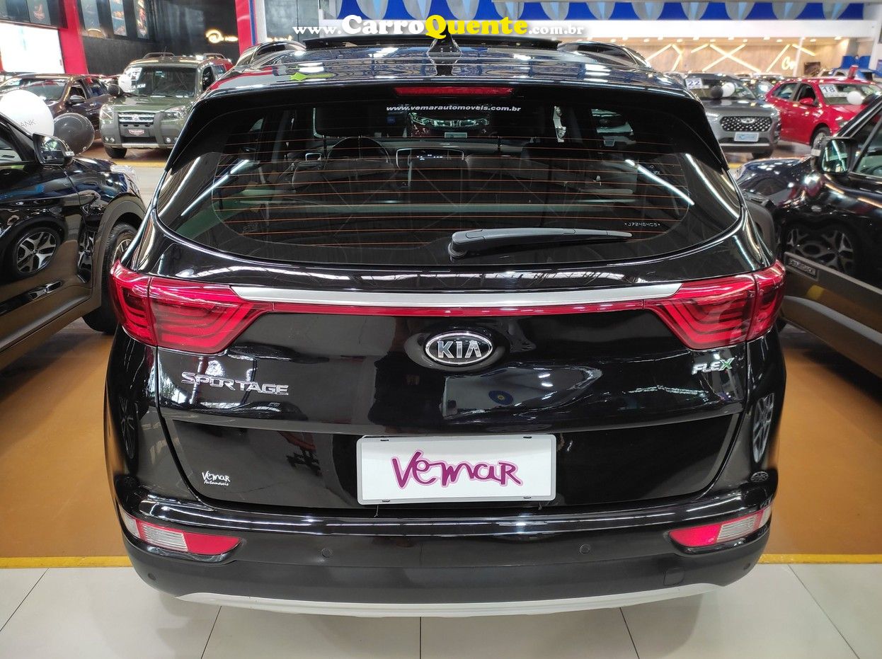 KIA SPORTAGE EX 2.0 FLEX AUTOM. C/ TETO PANORÂMICO - Loja