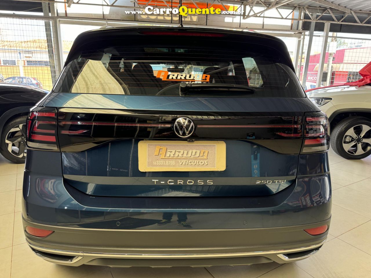 VOLKSWAGEN   T-CROSS HIG. 250 TSI 1.4 FLEX 16V 5P AUT   AZUL 2023 1.4 FLEX - Loja