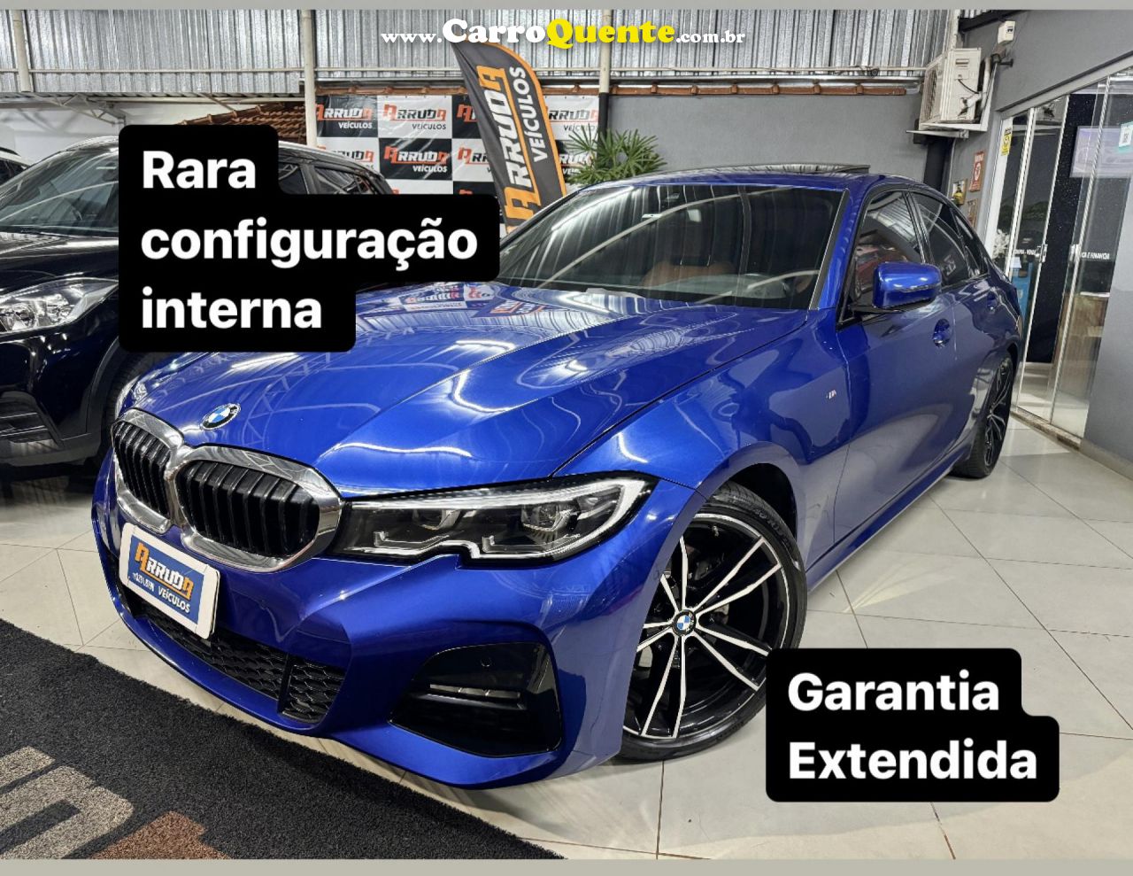 BMW   320IA 2.0 TURBOACTIVEFLEX 16VGP  4P   AZUL 2022 2.0 FLEX - Loja