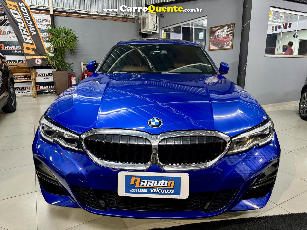 BMW   320IA 2.0 TURBOACTIVEFLEX 16VGP  4P   AZUL 2022 2.0 FLEX - Loja