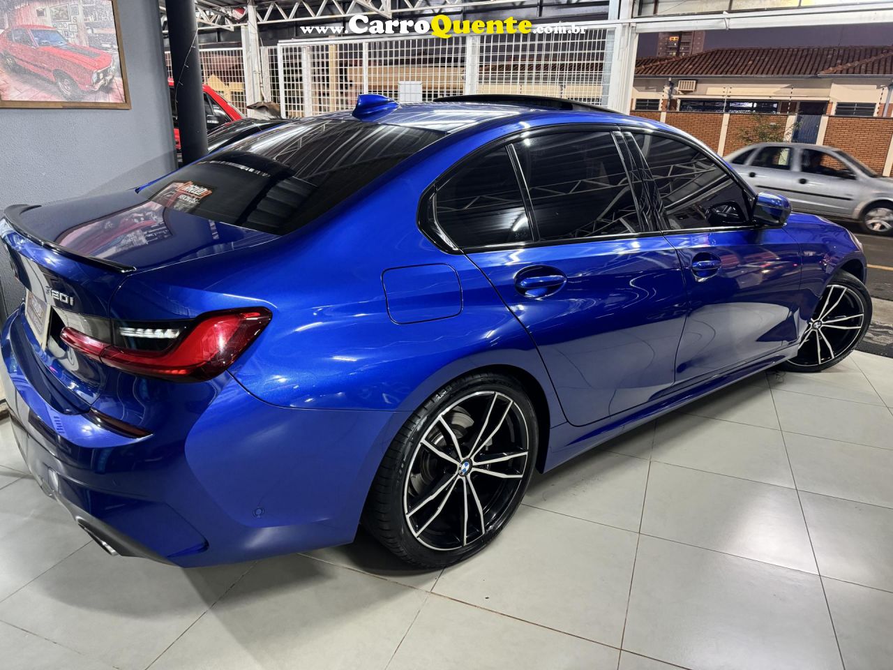 BMW   320IA 2.0 TURBOACTIVEFLEX 16VGP  4P   AZUL 2022 2.0 FLEX - Loja