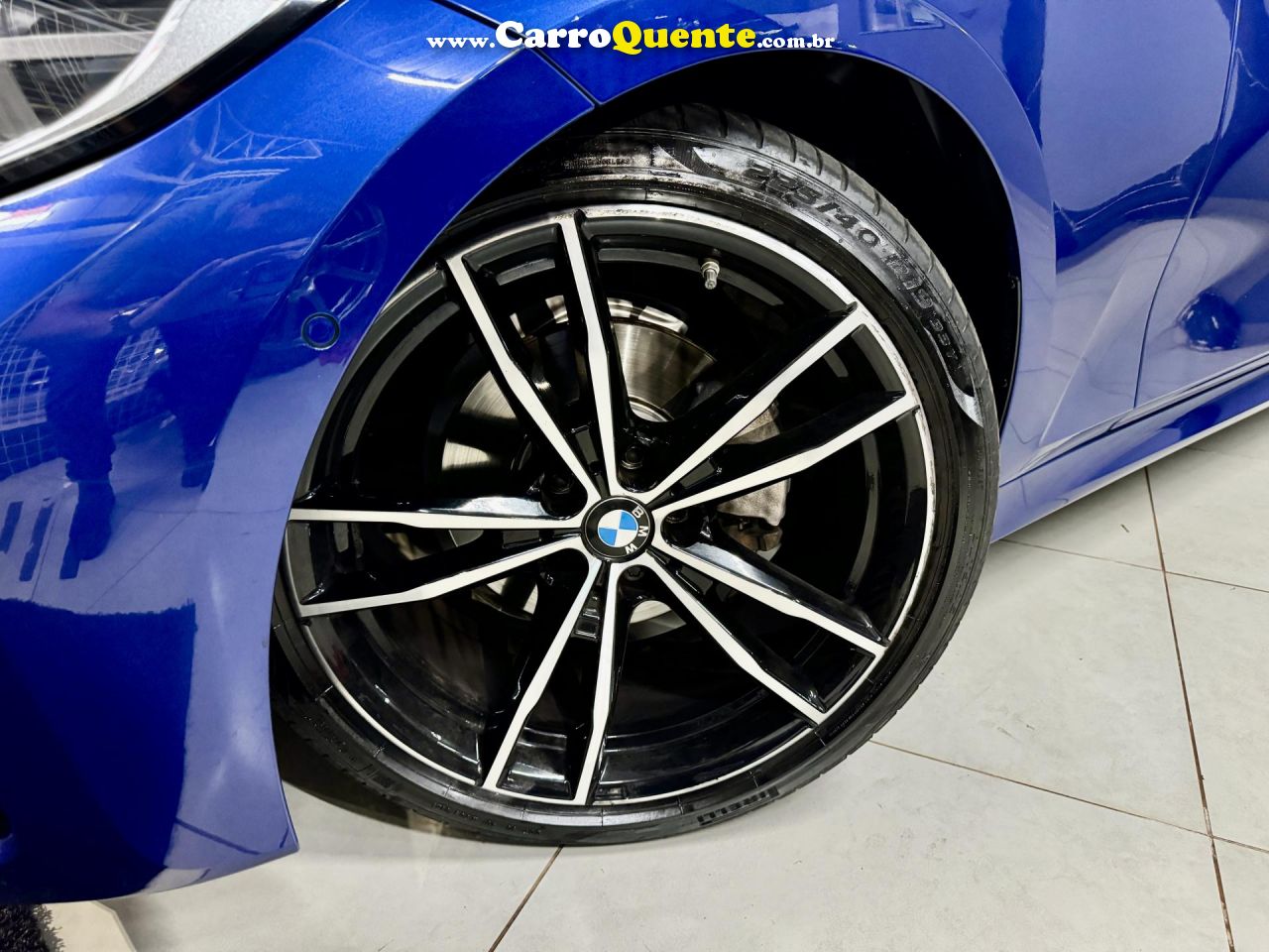 BMW   320IA 2.0 TURBOACTIVEFLEX 16VGP  4P   AZUL 2022 2.0 FLEX - Loja