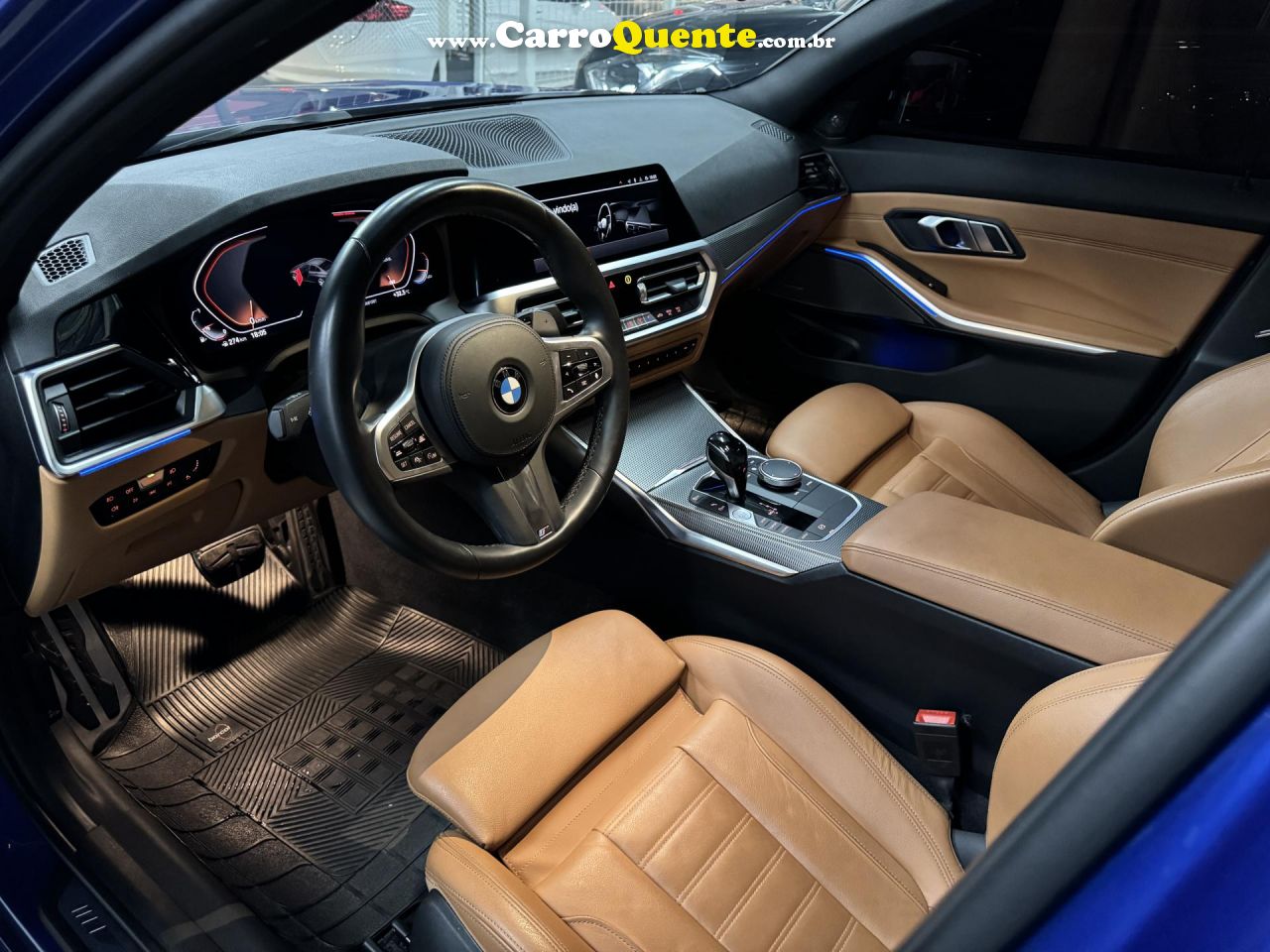 BMW   320IA 2.0 TURBOACTIVEFLEX 16VGP  4P   AZUL 2022 2.0 FLEX - Loja