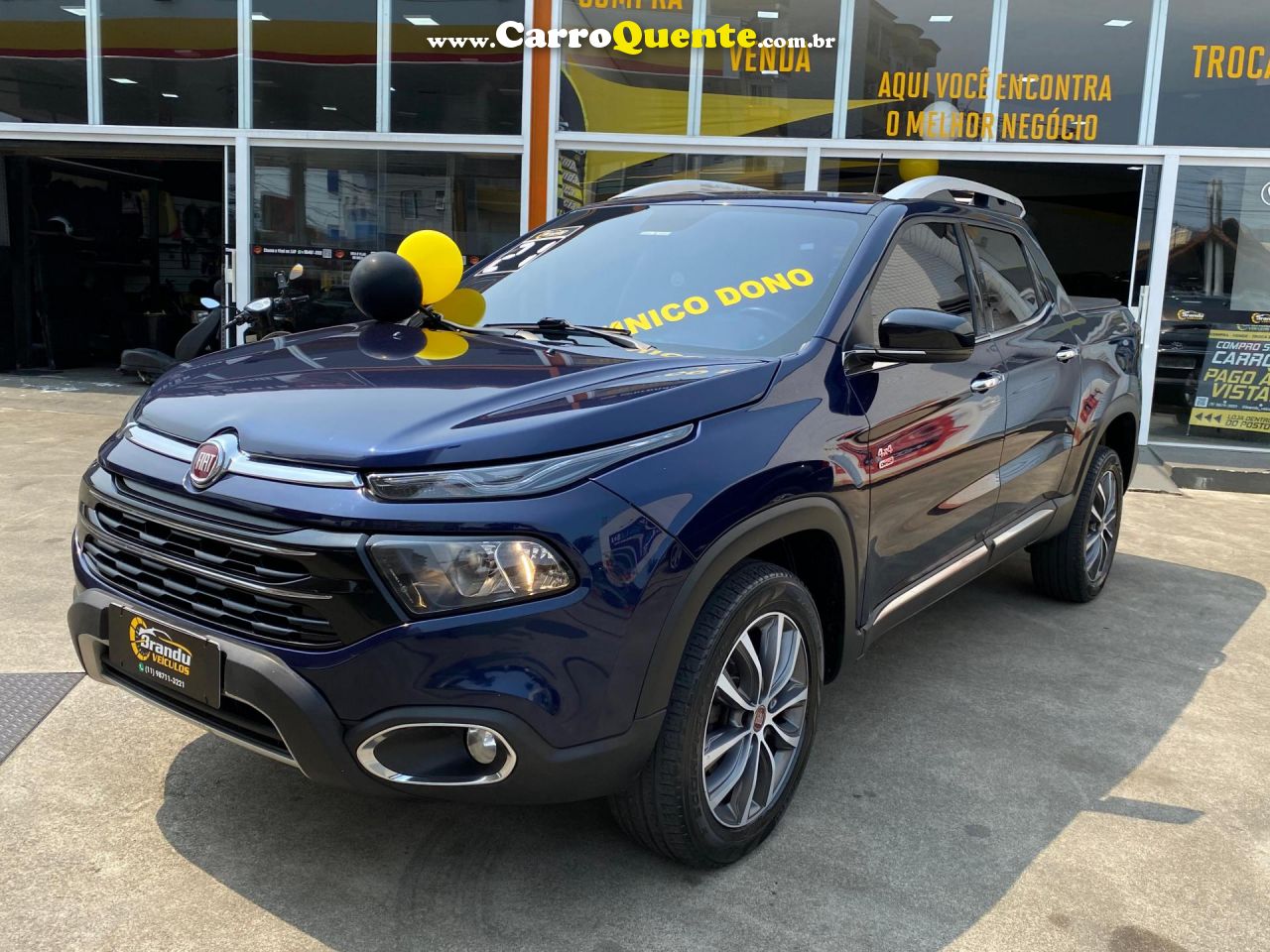 FIAT   TORO VOLCANO 2.0 16V 4X4 TB DIESEL AUT.   AZUL 2021 2.0 DIESEL - Loja