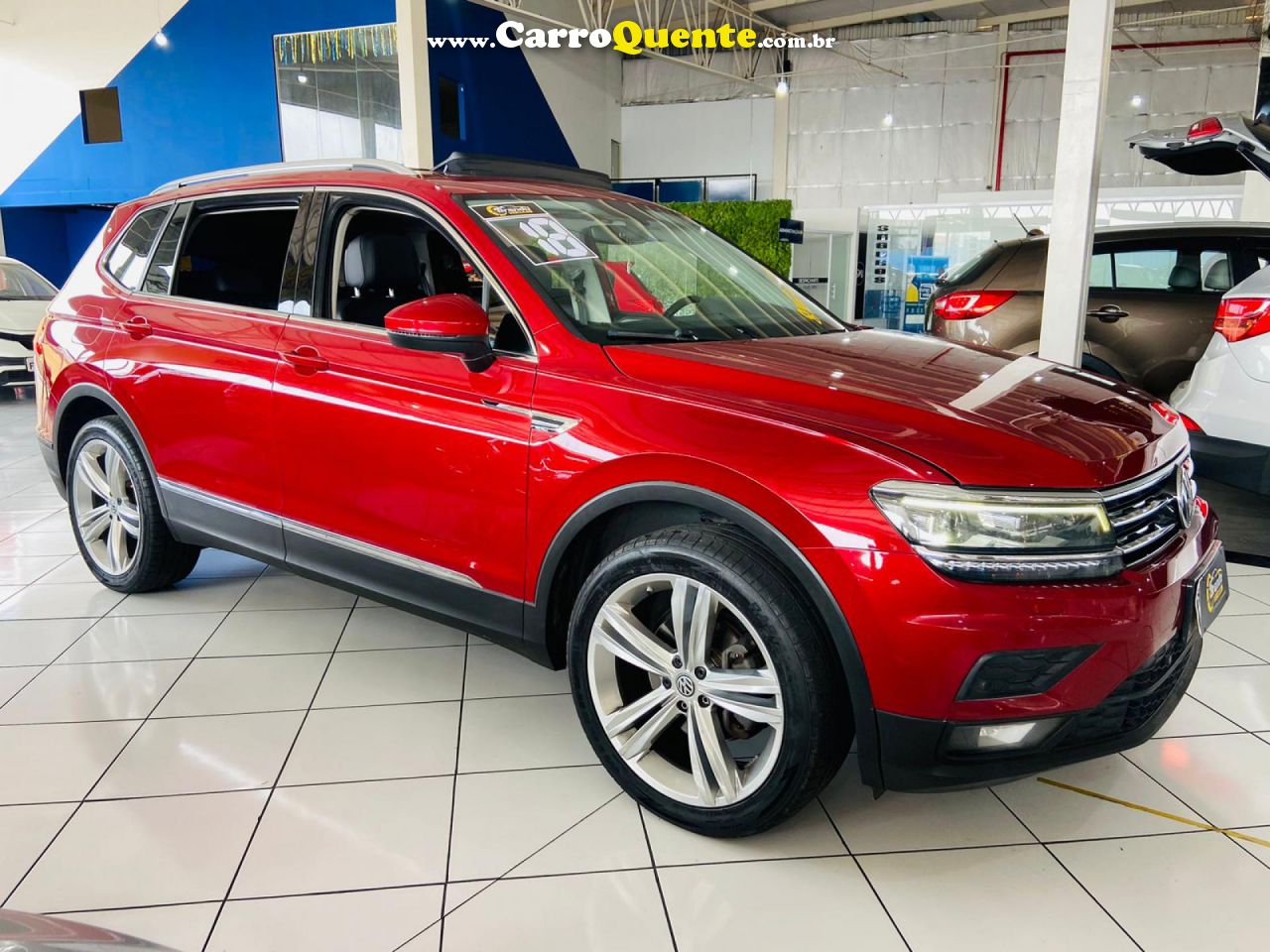 VOLKSWAGEN   TIGUAN ALLSPAC COMF 250 TSI 1.4 FLEX   VERMELHO 2018 1.4 FLEX - Loja