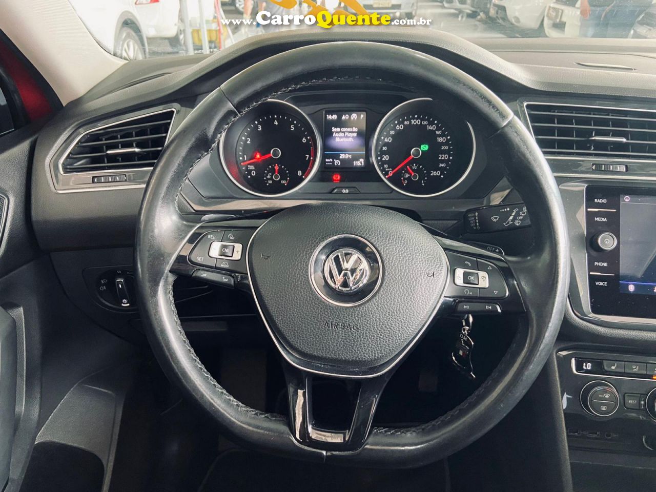 VOLKSWAGEN   TIGUAN ALLSPAC COMF 250 TSI 1.4 FLEX   VERMELHO 2018 1.4 FLEX - Loja