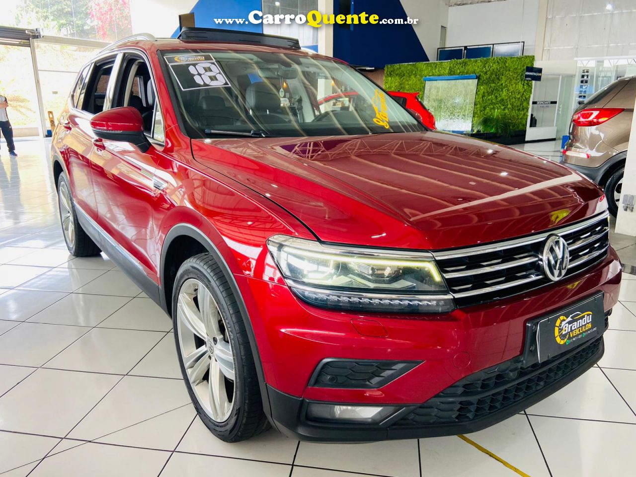 VOLKSWAGEN   TIGUAN ALLSPAC COMF 250 TSI 1.4 FLEX   VERMELHO 2018 1.4 FLEX - Loja