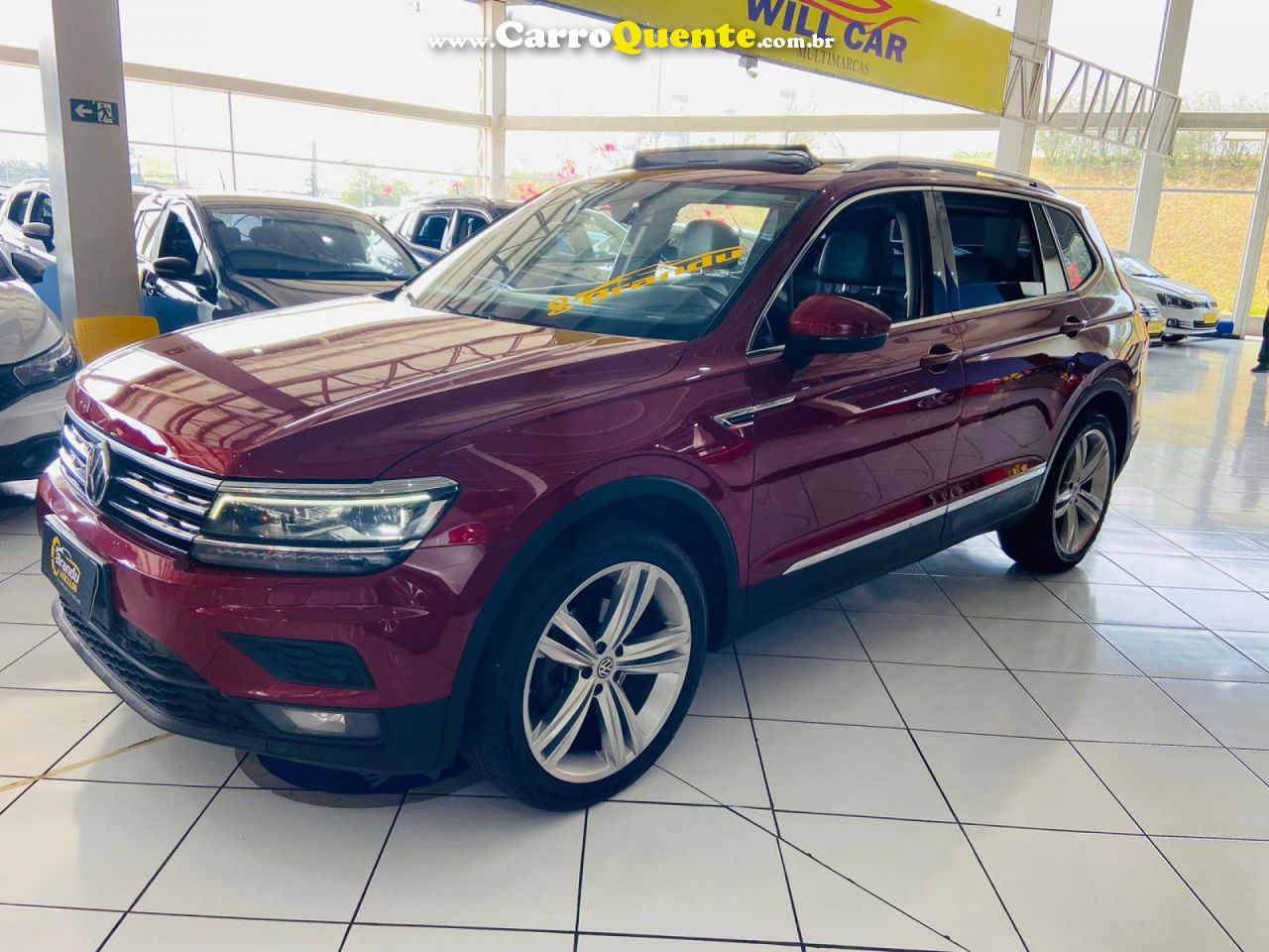 VOLKSWAGEN   TIGUAN ALLSPAC COMF 250 TSI 1.4 FLEX   VERMELHO 2018 1.4 FLEX - Loja