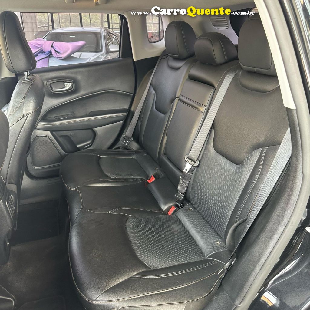 JEEP   COMPASS LONGITUDE 2.0 4X2 FLEX 16V AUT.   PRETO 2018 2.0 FLEX - Loja