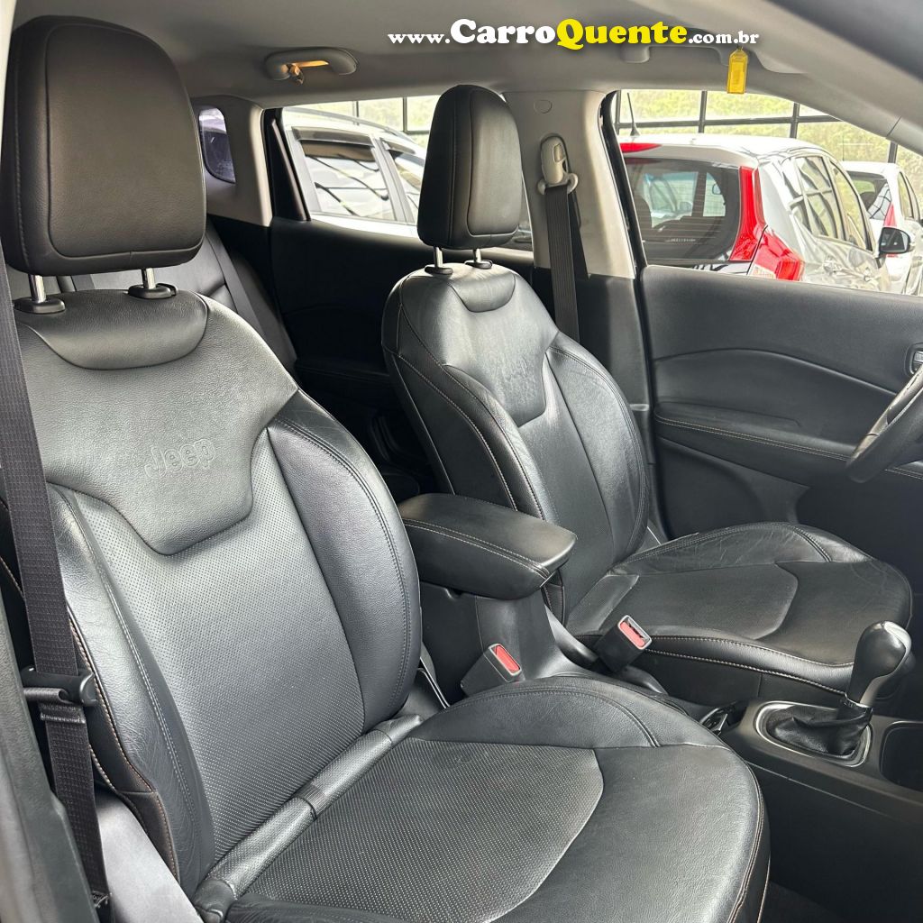 JEEP   COMPASS LONGITUDE 2.0 4X2 FLEX 16V AUT.   PRETO 2018 2.0 FLEX - Loja