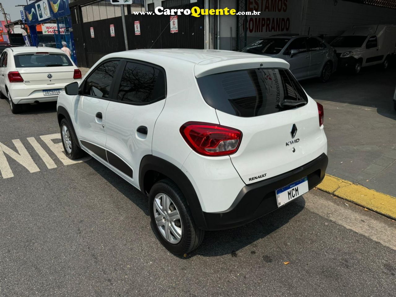 RENAULT   KWID ZEN 1.0 FLEX 12V 5P MEC.   BRANCO 2020 1.0 FLEX - Loja