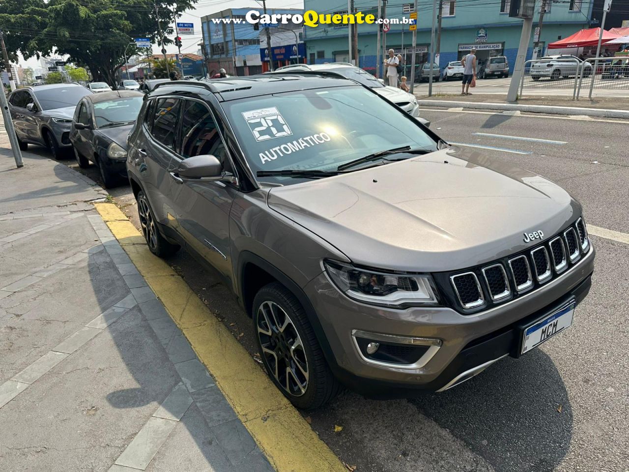 JEEP   COMPASS LIMITED 2.0 4X4 DIESEL 16V AUT.   CINZA 2020 2.0 DIESEL - Loja