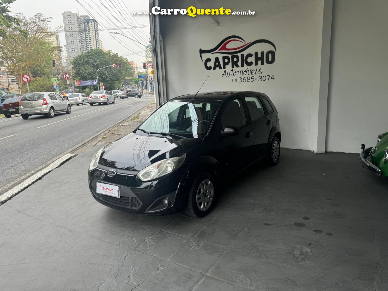 FORD   FIESTA 1.6 16V FLEX MEC. 5P   PRETO 2014 1.6 FLEX - Loja