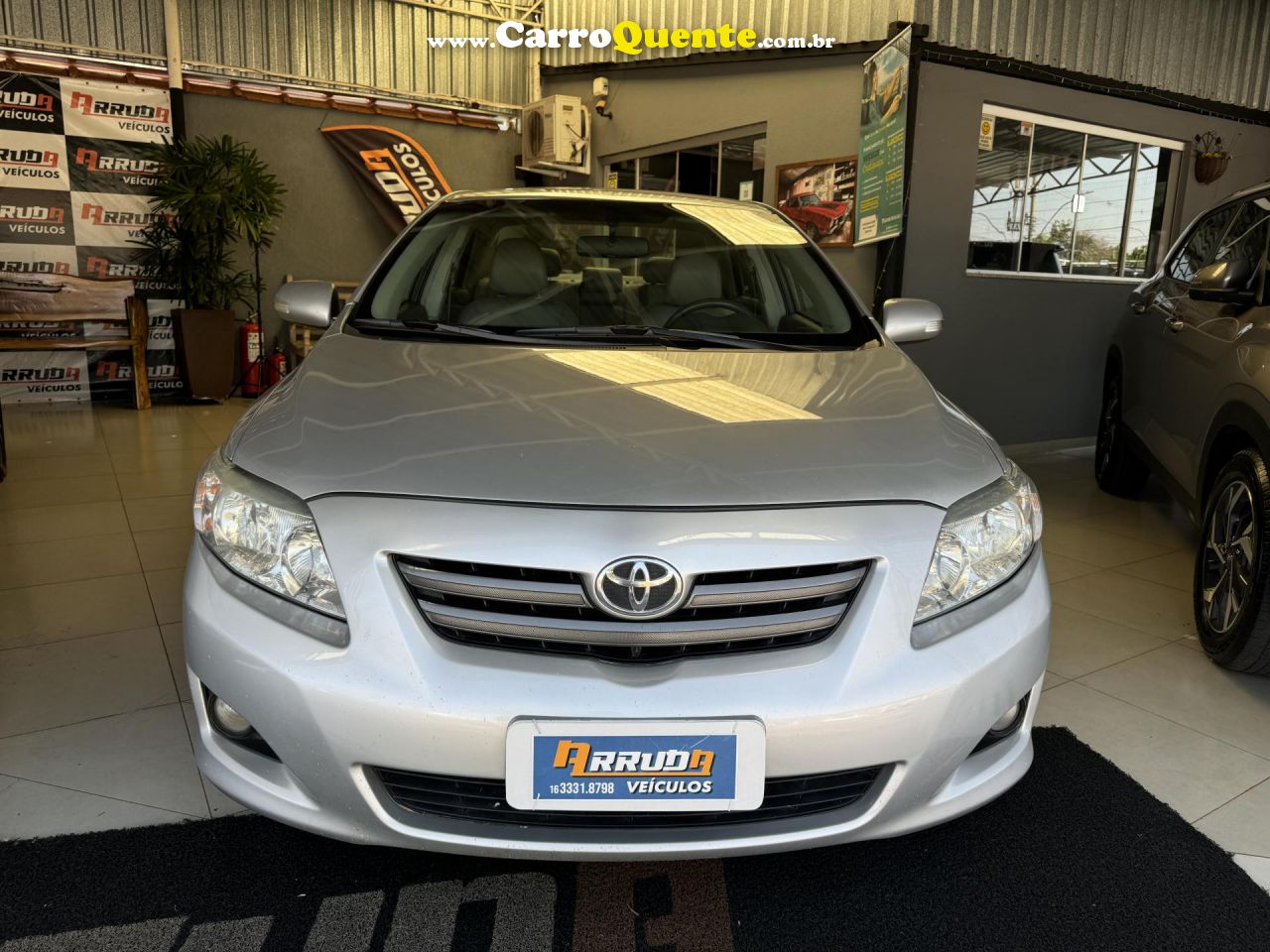 TOYOTA   COROLLA XEI 2.0 FLEX 16V AUT.   PRATA 2011 2.0 FLEX - Loja