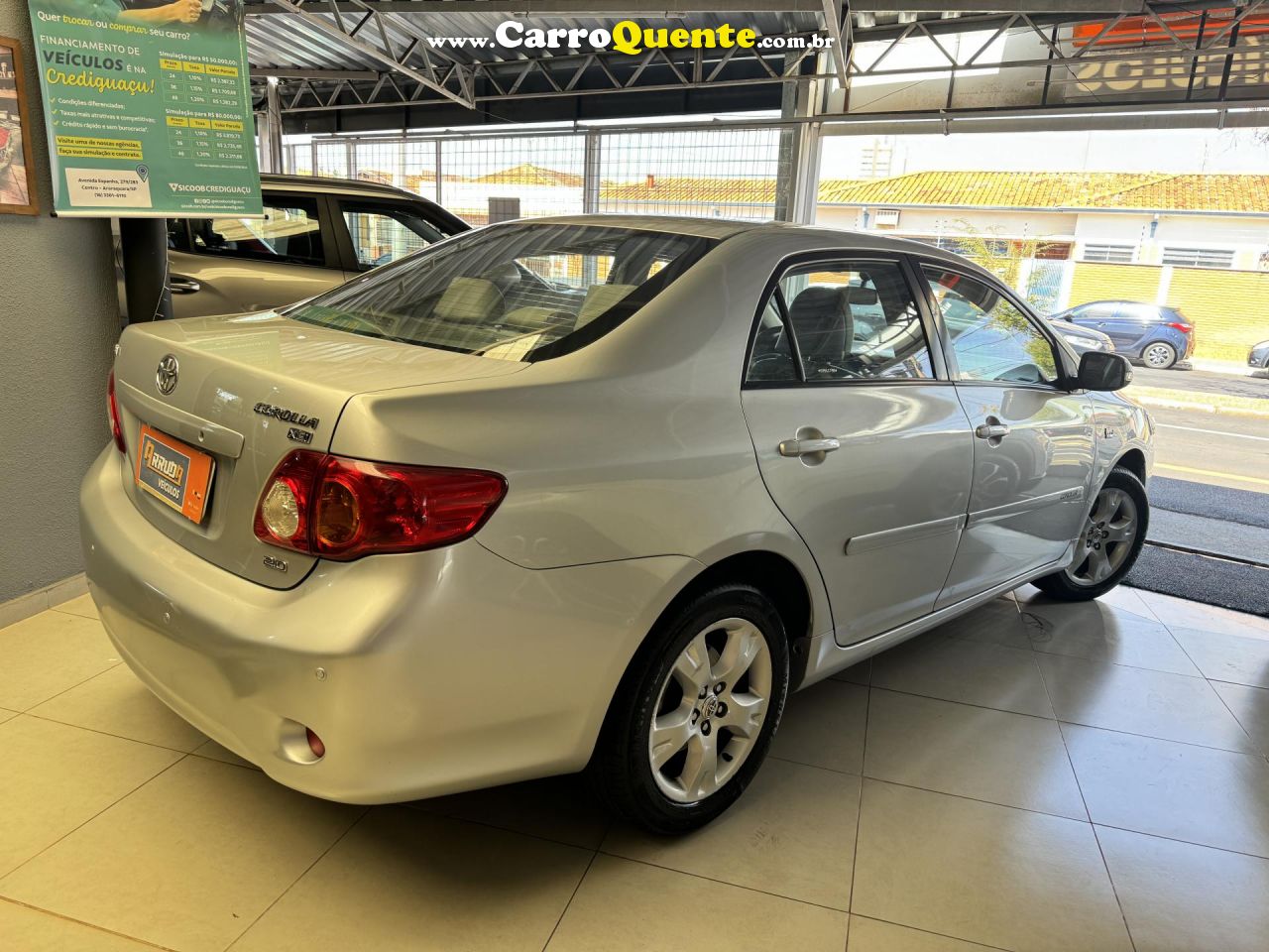 TOYOTA   COROLLA XEI 2.0 FLEX 16V AUT.   PRATA 2011 2.0 FLEX - Loja