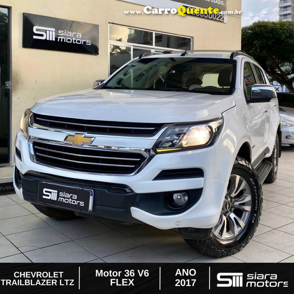 CHEVROLET   TRAILBLAZER LTZ 3.6 V6  AUT.   BRANCO 2017 3.6 GASOLINA - Loja