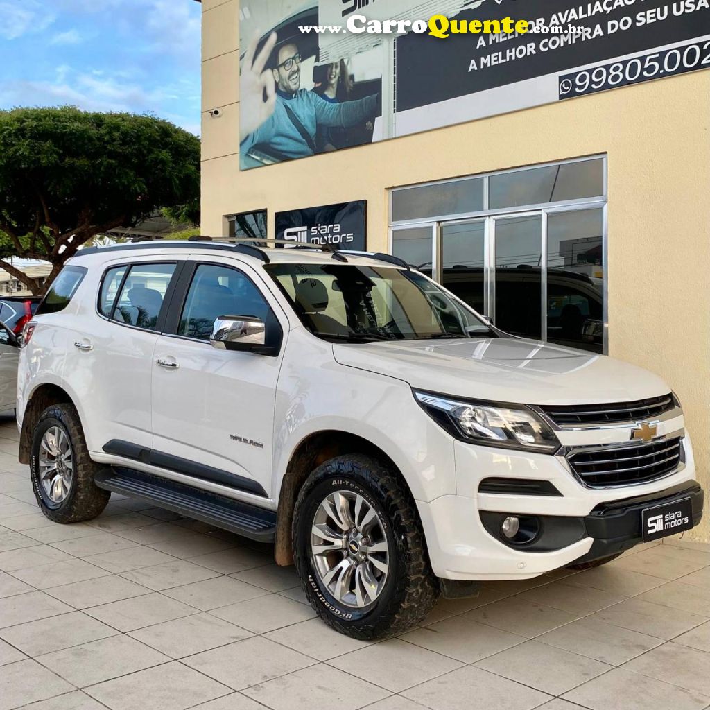 CHEVROLET   TRAILBLAZER LTZ 3.6 V6  AUT.   BRANCO 2017 3.6 GASOLINA - Loja