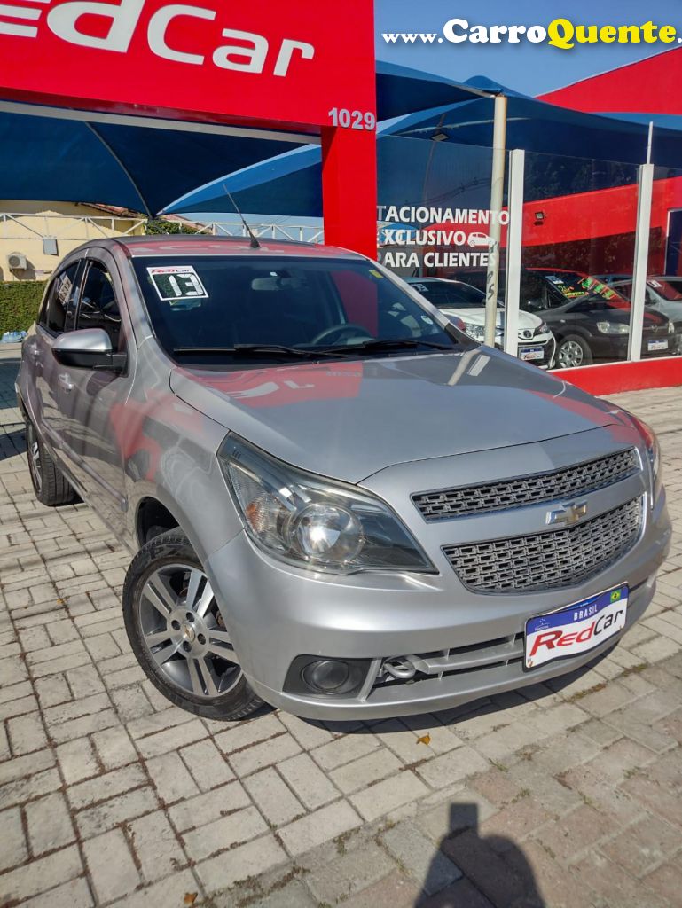 CHEVROLET   AGILE LTZ 1.4 MPFI 8V FLEXPOWER 5P   PRATA 2013 1.4 FLEX - Loja