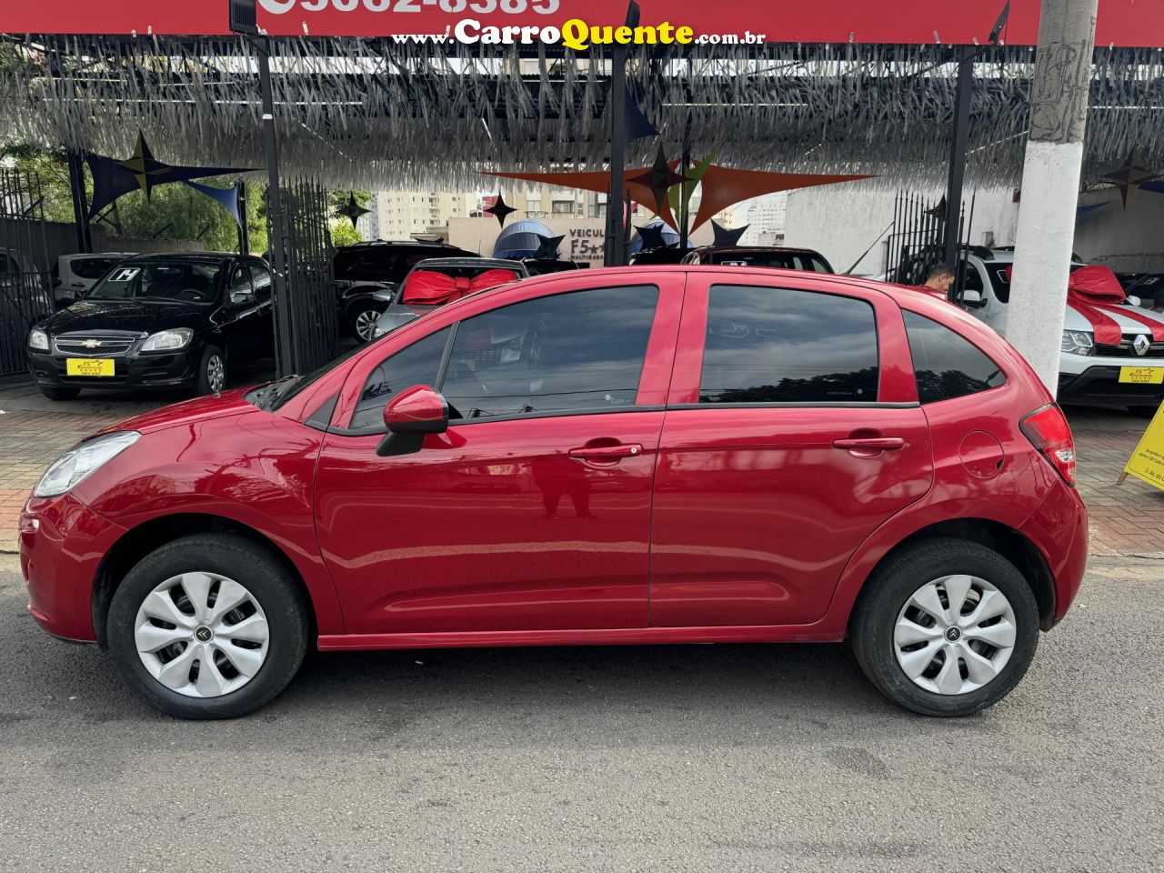 CITROËN   C3 ATTRACTION PURE TECH 1.2 FLEX 12V MEC   VERMELHO 2019 1.2 FLEX - Loja