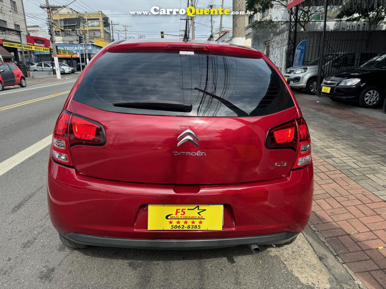 CITROËN   C3 ATTRACTION PURE TECH 1.2 FLEX 12V MEC   VERMELHO 2019 1.2 FLEX - Loja