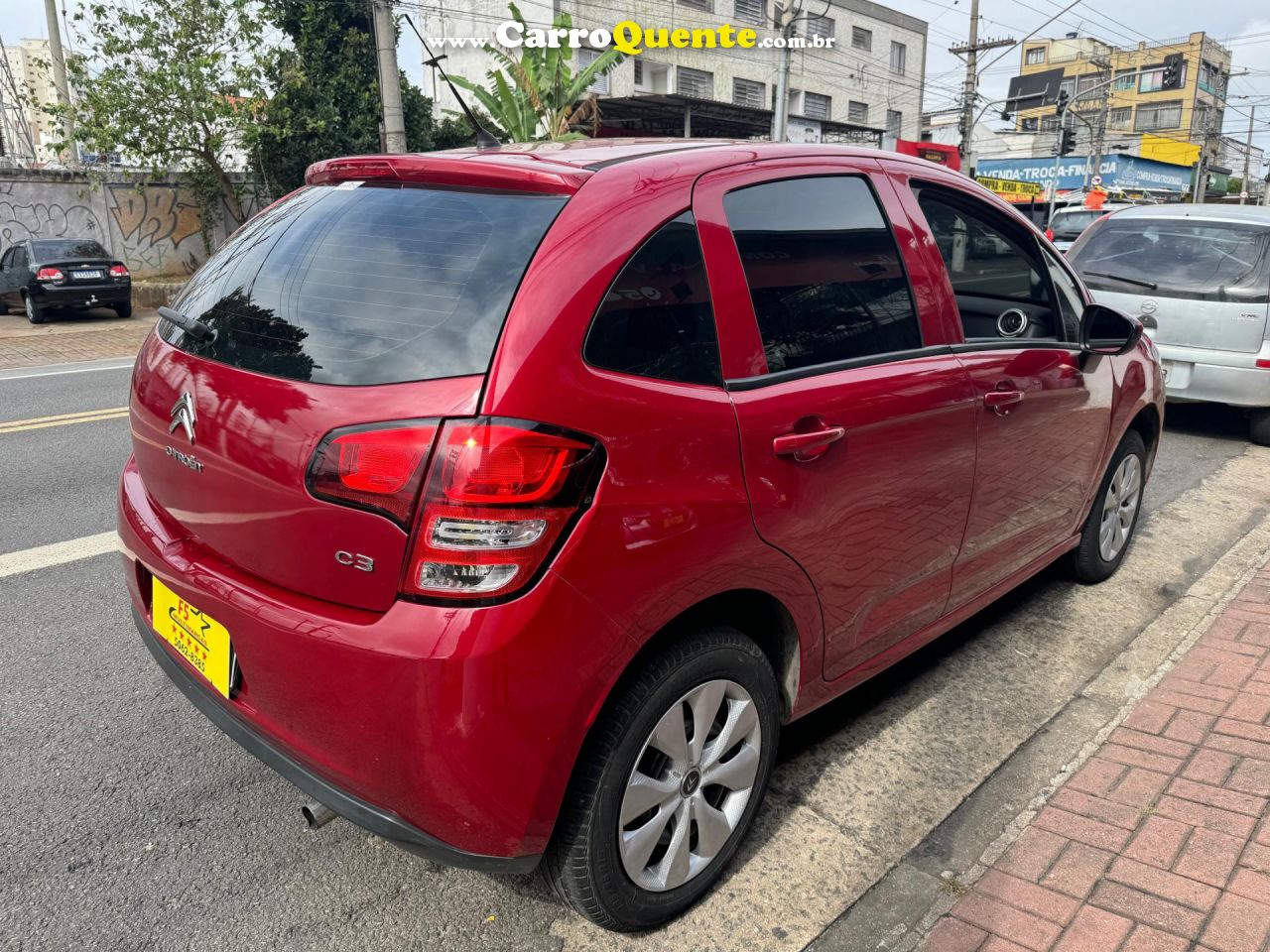 CITROËN   C3 ATTRACTION PURE TECH 1.2 FLEX 12V MEC   VERMELHO 2019 1.2 FLEX - Loja