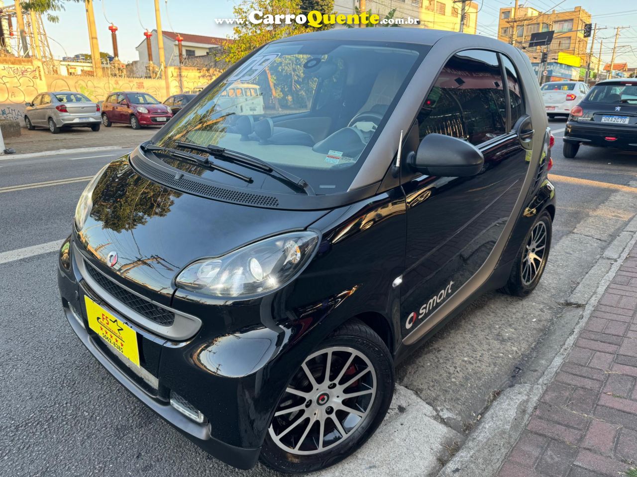 SMART   FORTWO PASSION COUPÉ 1.0 62KW   PRETO 2009 1.0 GASOLINA - Loja