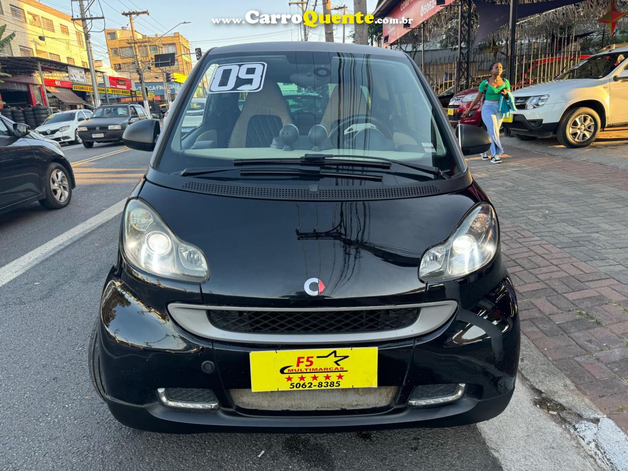 SMART   FORTWO PASSION COUPÉ 1.0 62KW   PRETO 2009 1.0 GASOLINA - Loja