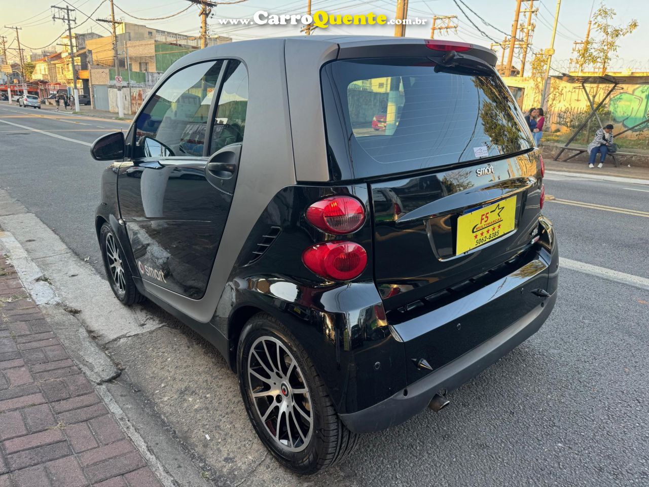 SMART   FORTWO PASSION COUPÉ 1.0 62KW   PRETO 2009 1.0 GASOLINA - Loja