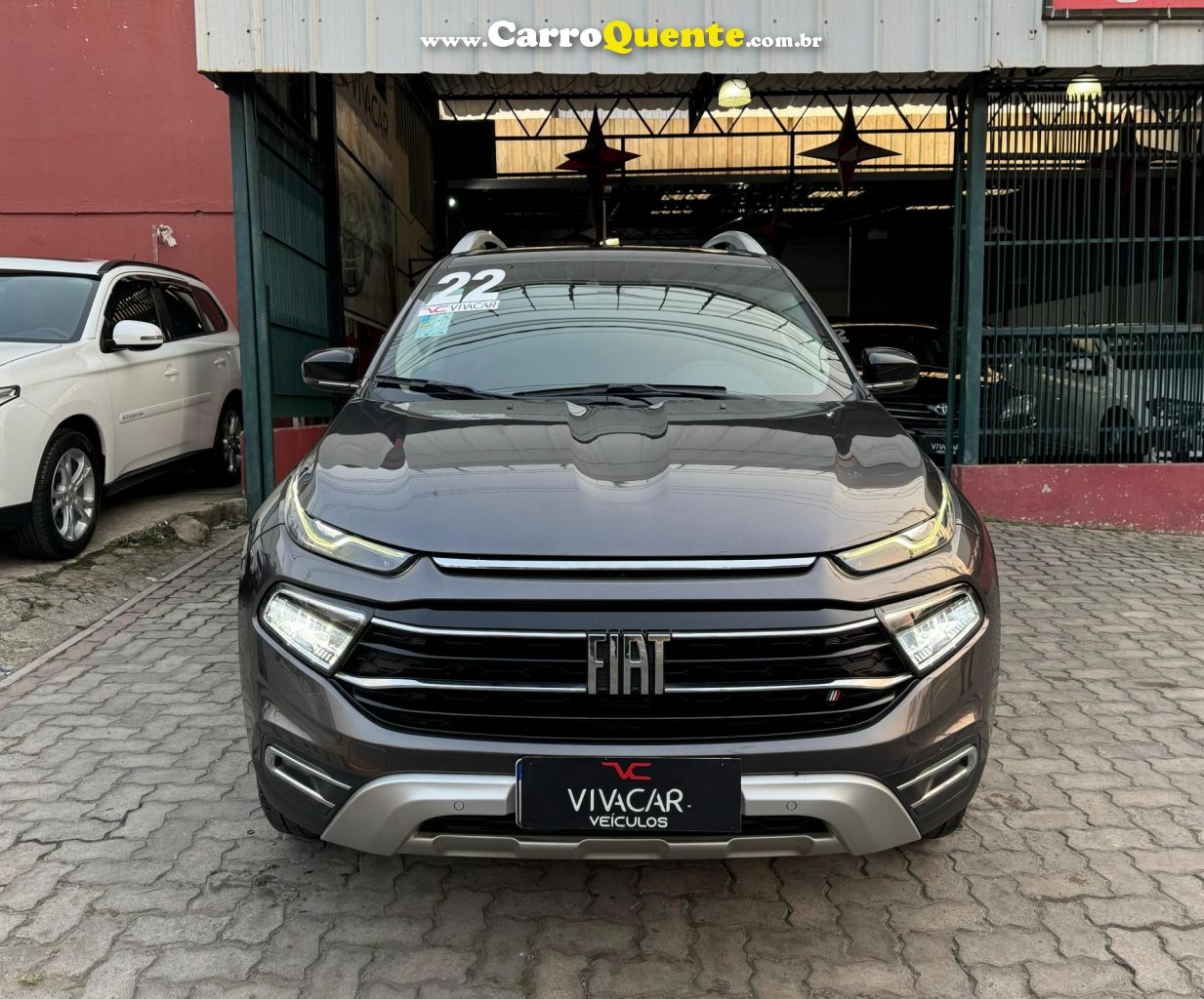 FIAT   TORO VOLCANO 1.3 T270 4X2 FLEX AUT.   CINZA 2022 1.3 FLEX - Loja