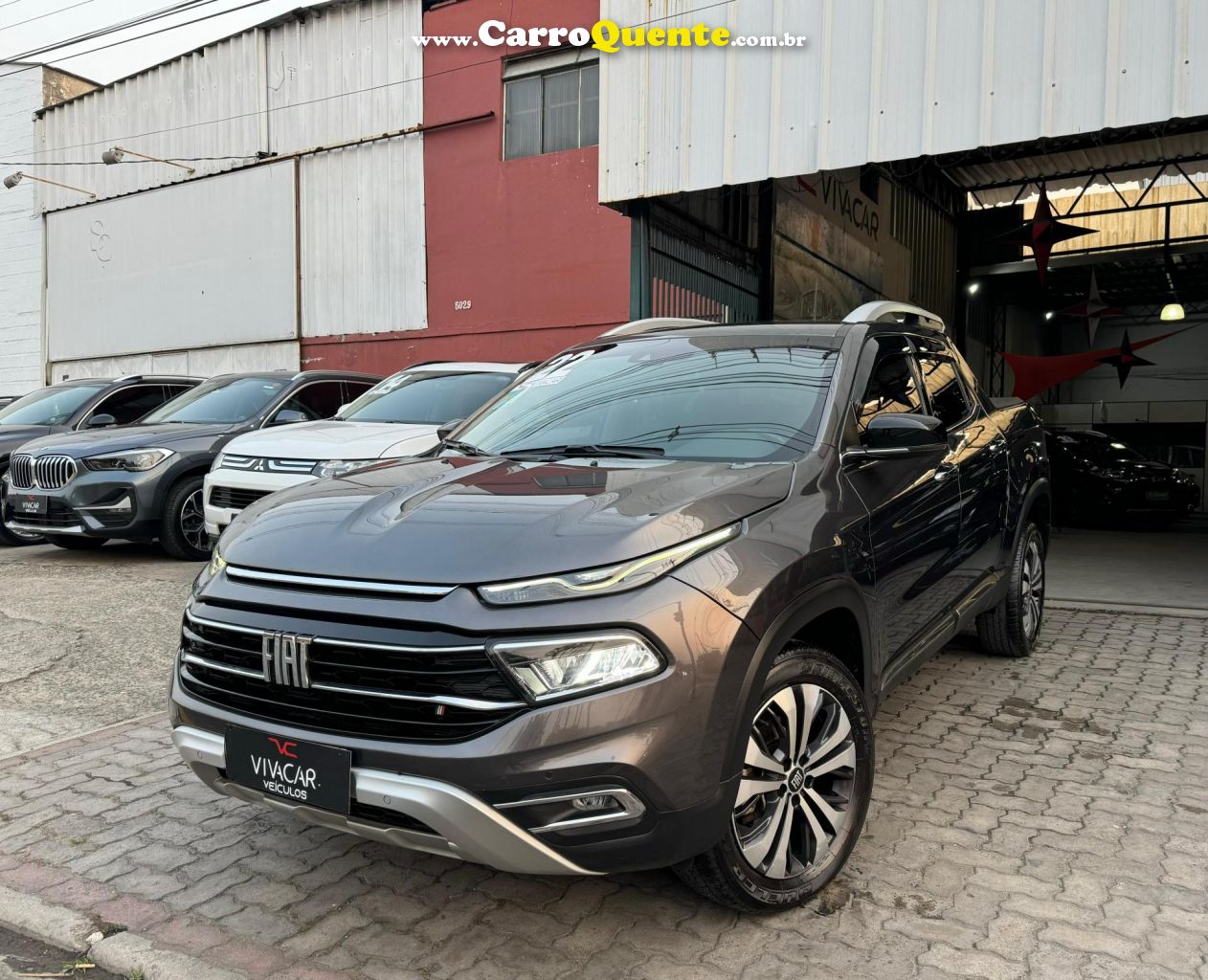 FIAT   TORO VOLCANO 1.3 T270 4X2 FLEX AUT.   CINZA 2022 1.3 FLEX - Loja