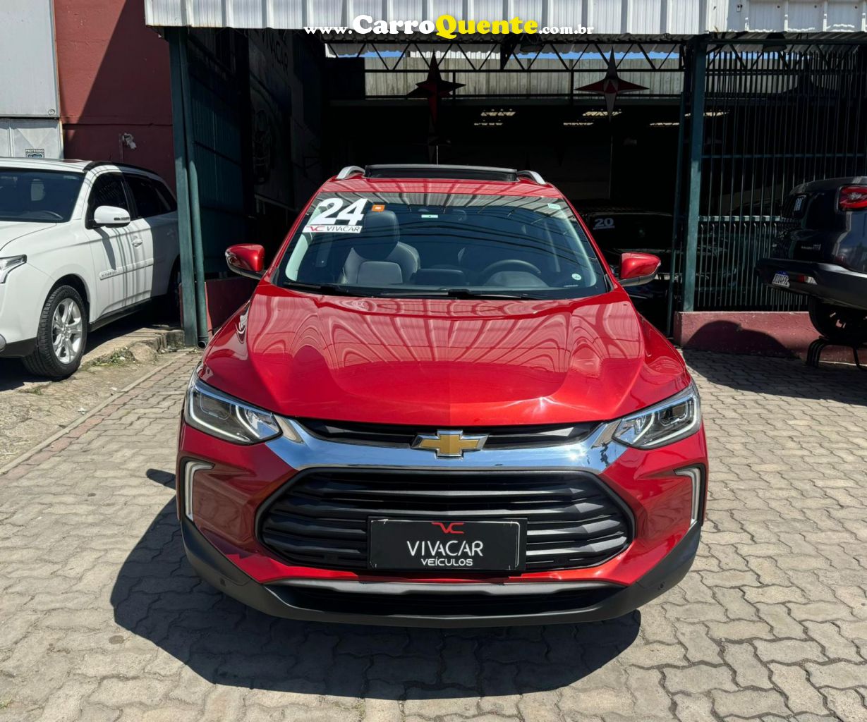 CHEVROLET   TRACKER PREMIER 1.2 TURBO 12V FLEX AUT.   VERMELHO 2024 1.2 FLEX - Loja