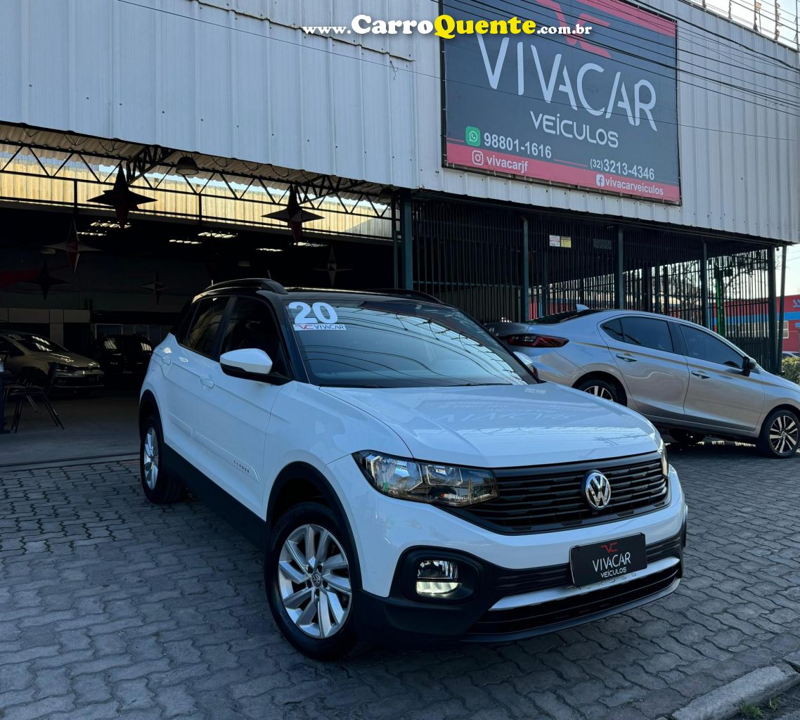 VOLKSWAGEN   T-CROSS SENSE 200 TSI 1.0 FLEX 5P AUT.   BRANCO 2020 1.0 FLEX - Loja