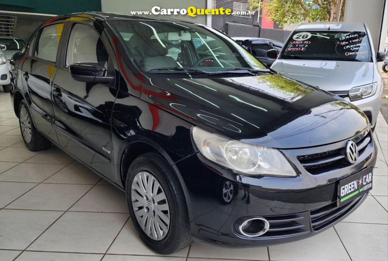 VOLKSWAGEN   VOYAGE TREND 1.6 MI TOTAL FLEX 8V 4P   PRETO 2010 1.6 FLEX - Loja