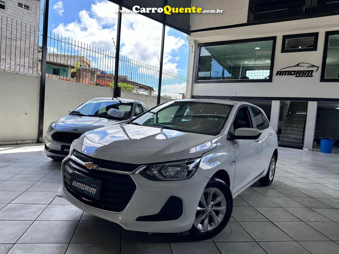 CHEVROLET   ONIX HATCH LT 1.0 12V TB FLEX 5P MEC.   BRANCO 2023 1.0 FLEX - Loja