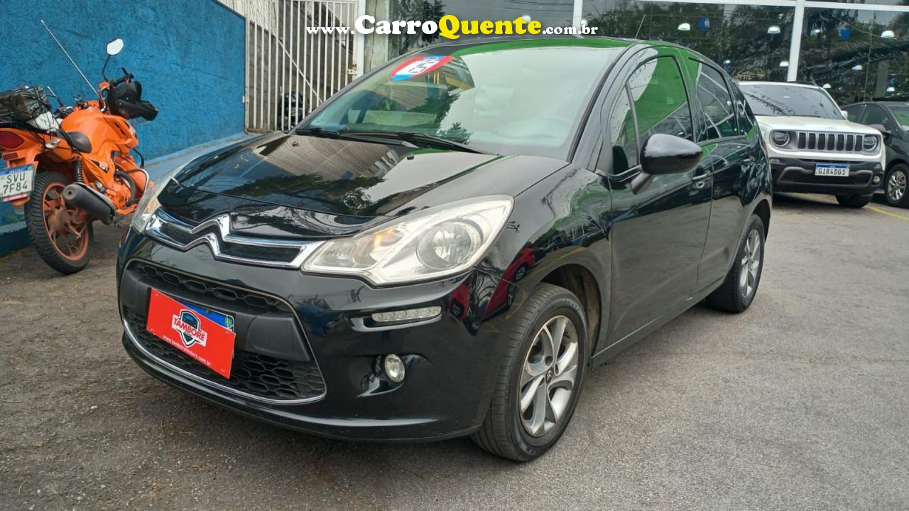 CITROËN   C3 TENDANCE 1.6 VTI FLEX START 16V AUT.   PRETO 2015 1.6 FLEX - Loja