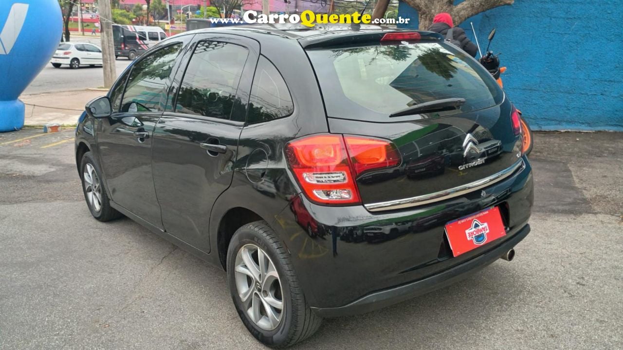 CITROËN   C3 TENDANCE 1.6 VTI FLEX START 16V AUT.   PRETO 2015 1.6 FLEX - Loja