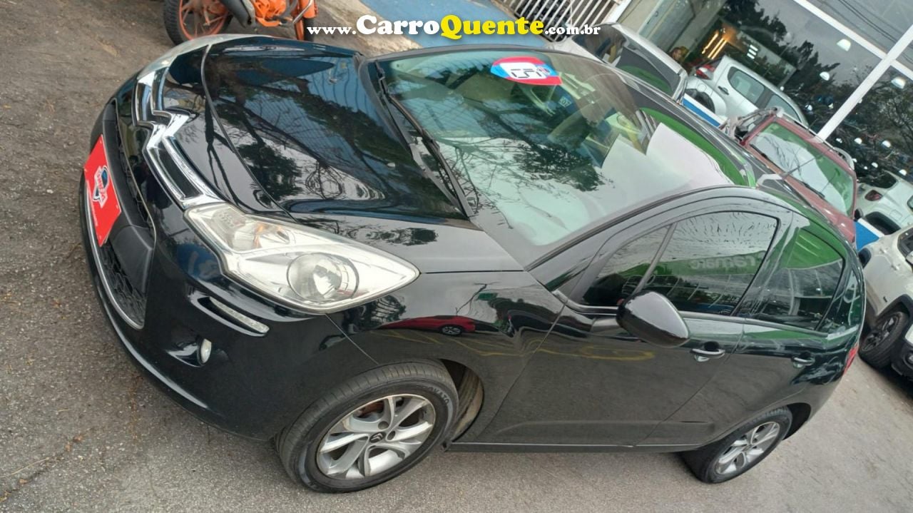 CITROËN   C3 TENDANCE 1.6 VTI FLEX START 16V AUT.   PRETO 2015 1.6 FLEX - Loja