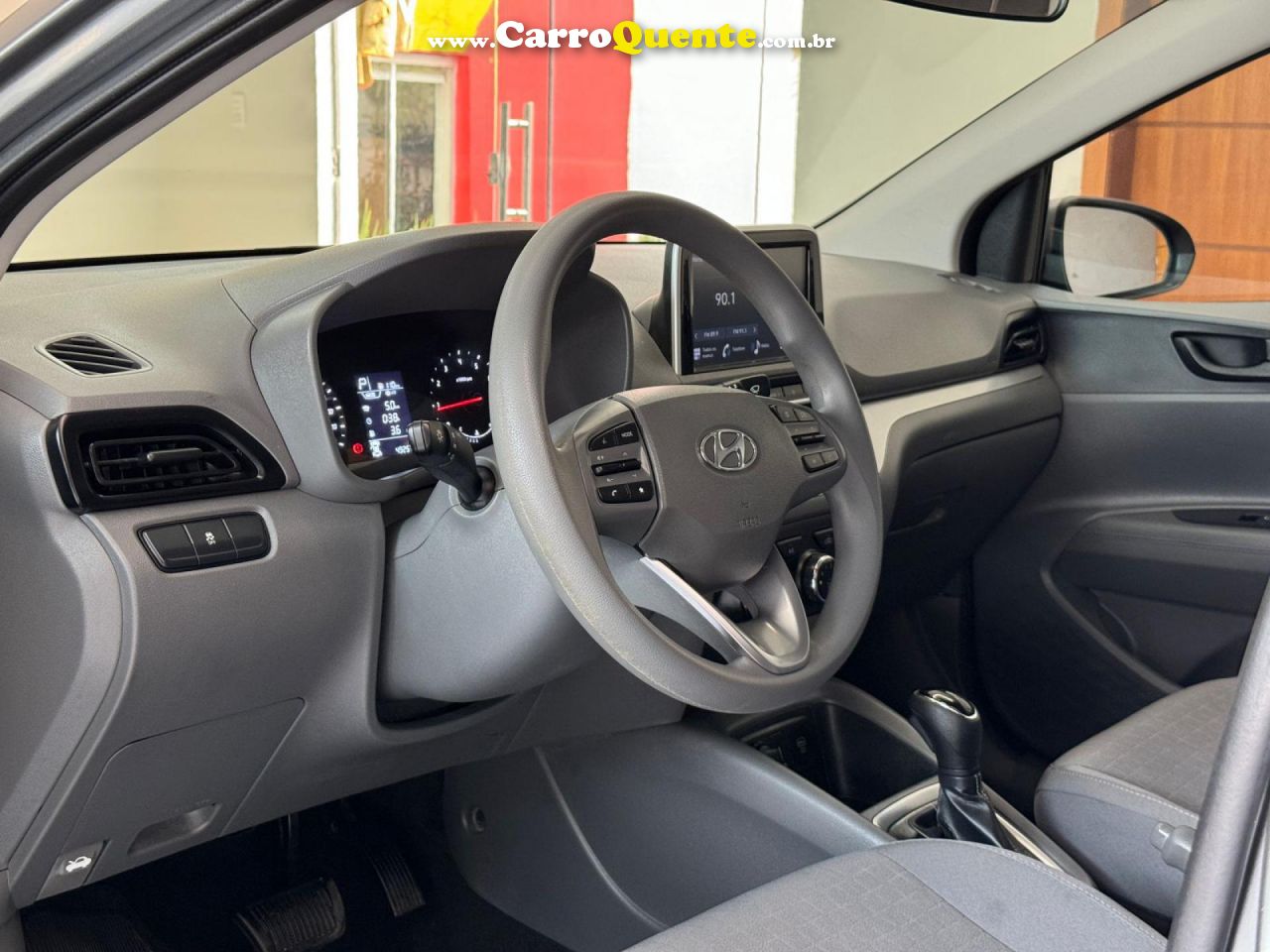 HYUNDAI   HB20S COMFORT 1.0 TB FLEX 12V AUT.   CINZA 2023 1.0 FLEX - Loja