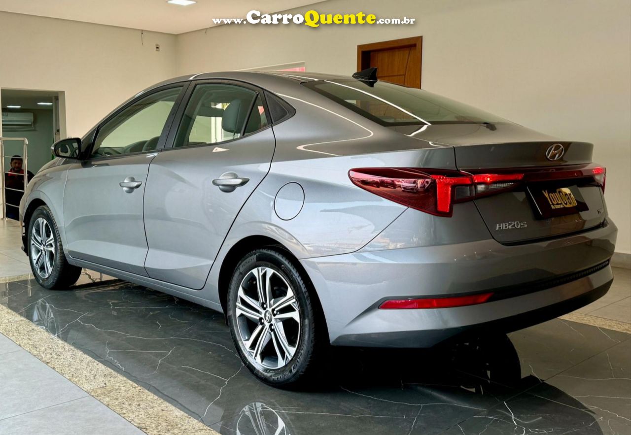 HYUNDAI   HB20S COMFORT 1.0 TB FLEX 12V AUT.   CINZA 2023 1.0 FLEX - Loja