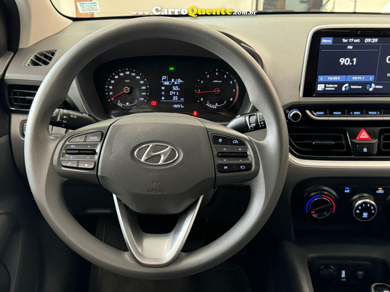 HYUNDAI   HB20S COMFORT 1.0 TB FLEX 12V AUT.   CINZA 2023 1.0 FLEX - Loja