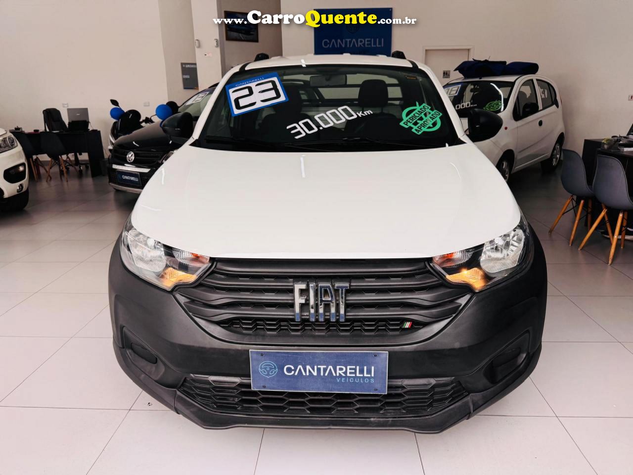 FIAT   STRADA ENDURANCE 1.4 FLEX 8V CS PLUS   BRANCO 2023 1.4 FLEX - Loja