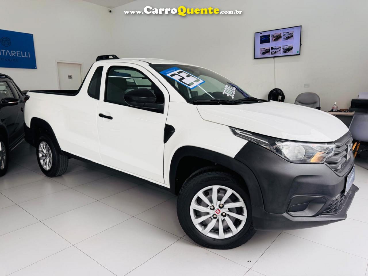 FIAT   STRADA ENDURANCE 1.4 FLEX 8V CS PLUS   BRANCO 2023 1.4 FLEX - Loja