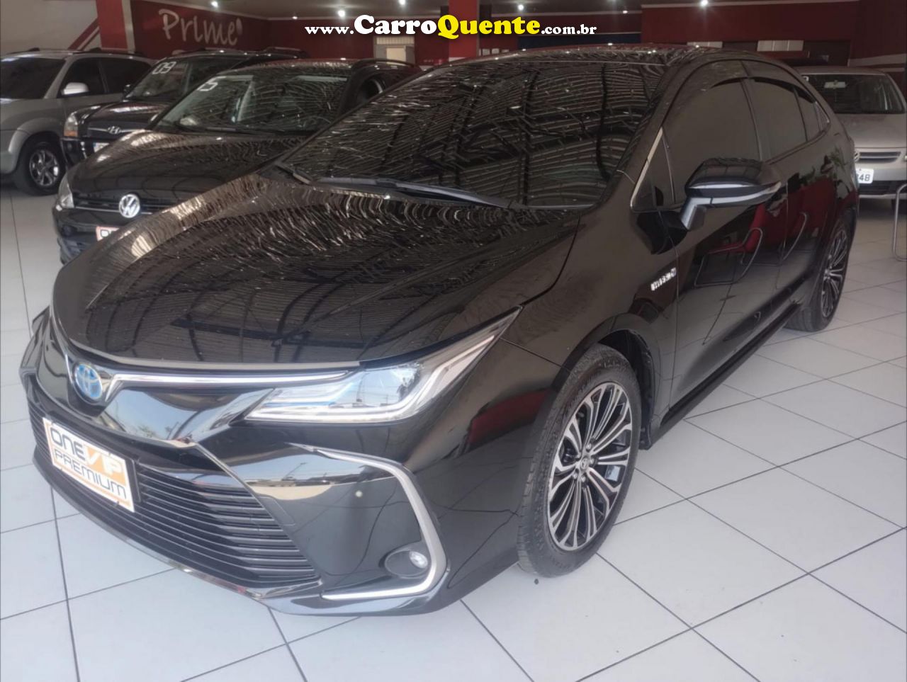 TOYOTA   COROLLA ALTIS PREM. HYBRID 1.8 FLEX AUT   PRETO 2022 1.8 FLEX - Loja