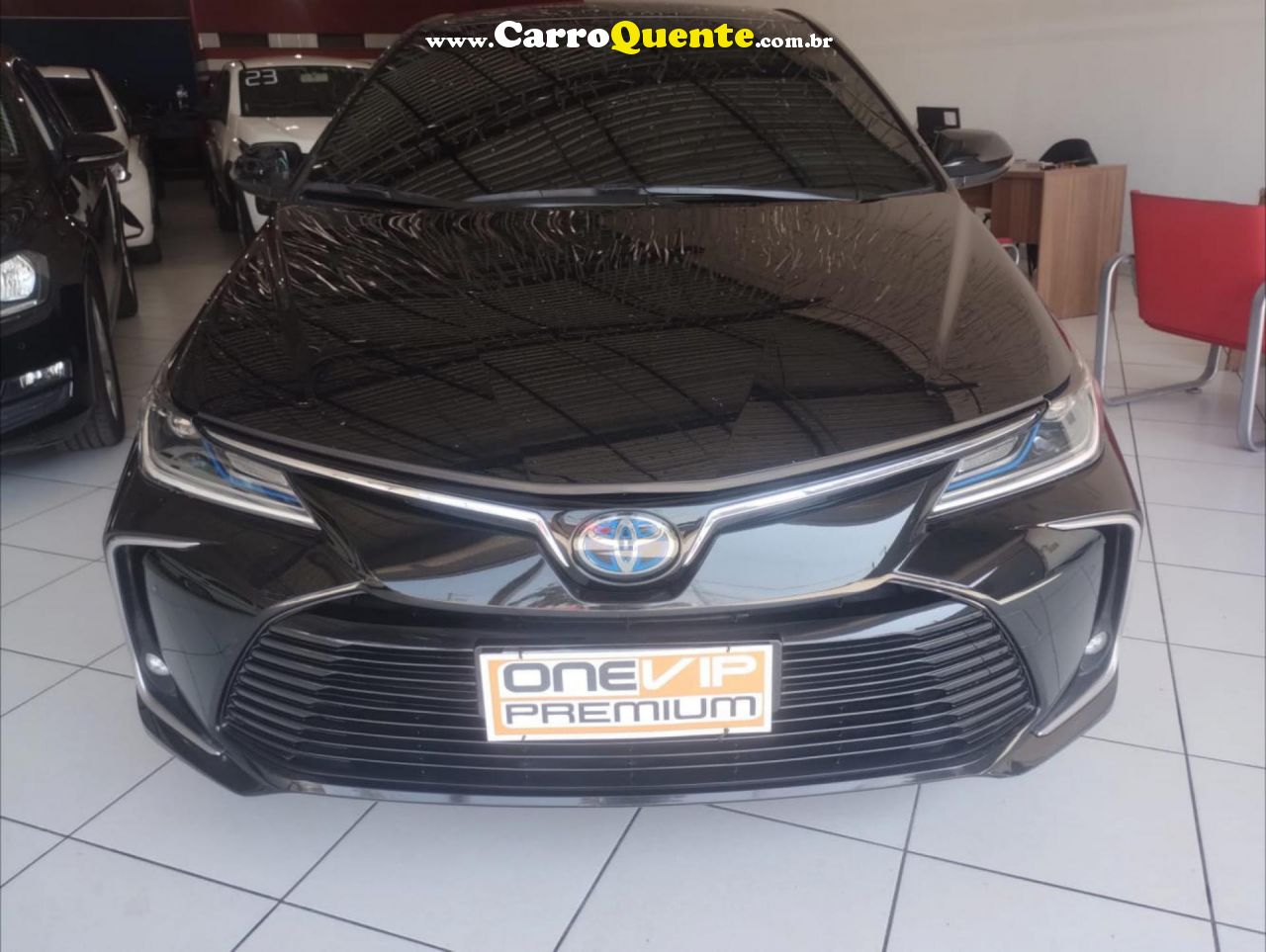 TOYOTA   COROLLA ALTIS PREM. HYBRID 1.8 FLEX AUT   PRETO 2022 1.8 FLEX - Loja