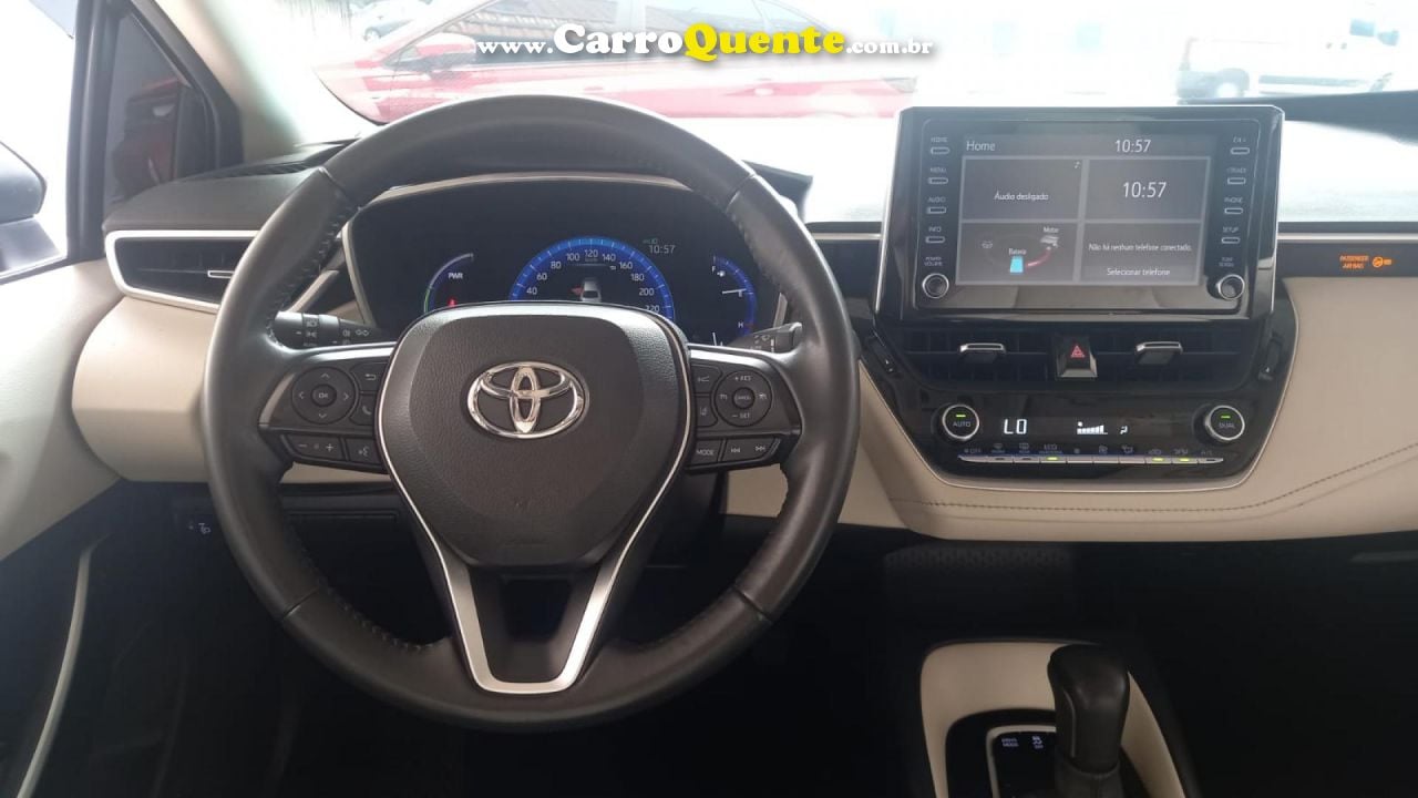 TOYOTA   COROLLA ALTIS PREM. HYBRID 1.8 FLEX AUT   PRETO 2022 1.8 FLEX - Loja