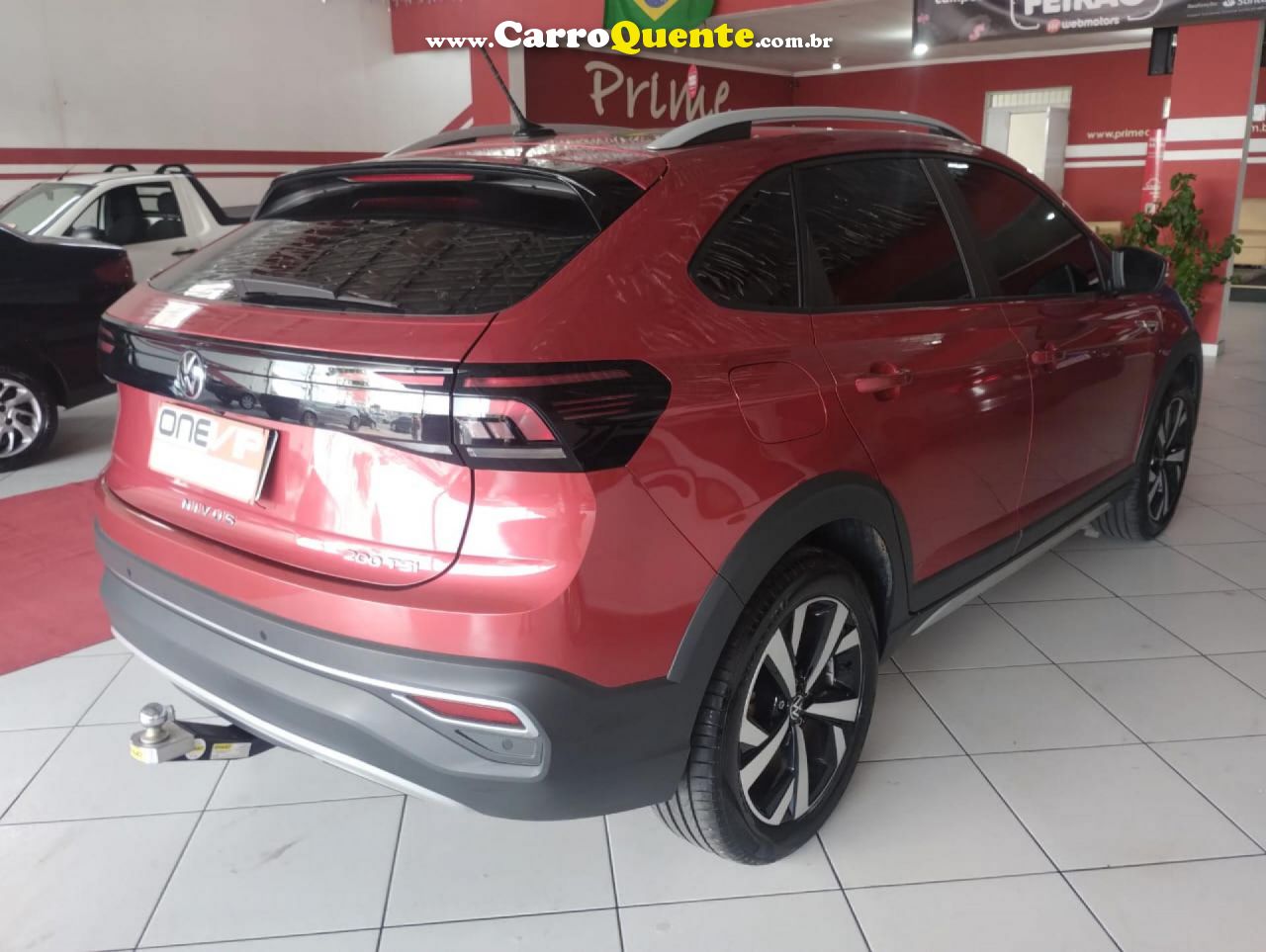 VOLKSWAGEN   NIVUS HIGHLINE 1.0 200 TSI FLEX AUT.   VERMELHO 2022 1.0 FLEX - Loja