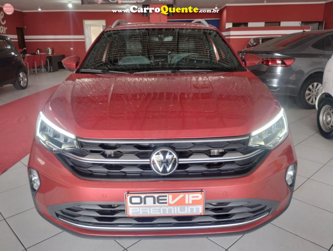 VOLKSWAGEN   NIVUS HIGHLINE 1.0 200 TSI FLEX AUT.   VERMELHO 2022 1.0 FLEX - Loja