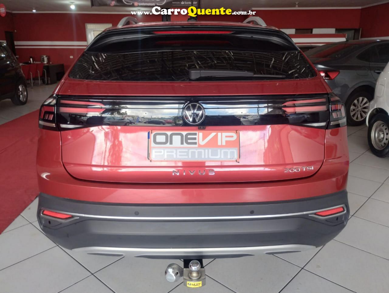 VOLKSWAGEN   NIVUS HIGHLINE 1.0 200 TSI FLEX AUT.   VERMELHO 2022 1.0 FLEX - Loja