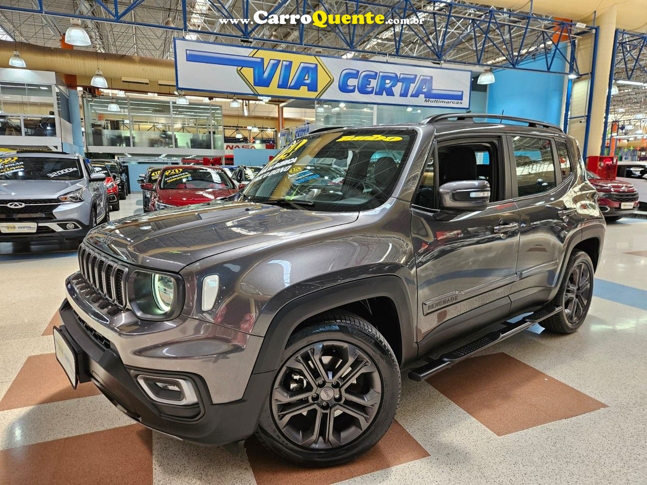 JEEP RENEGADE 1.3 T270 TURBO LONGITUDE * C/ 13.100 Km Apenas * - Loja