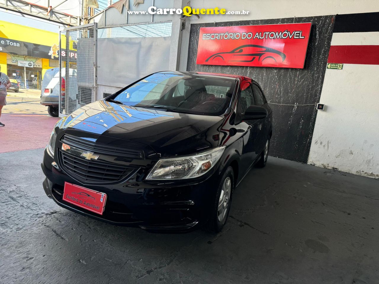 CHEVROLET   ONIX HATCH JOY 1.0 8V FLEX 5P MEC.   PRETO 2018 1.0 FLEX - Loja